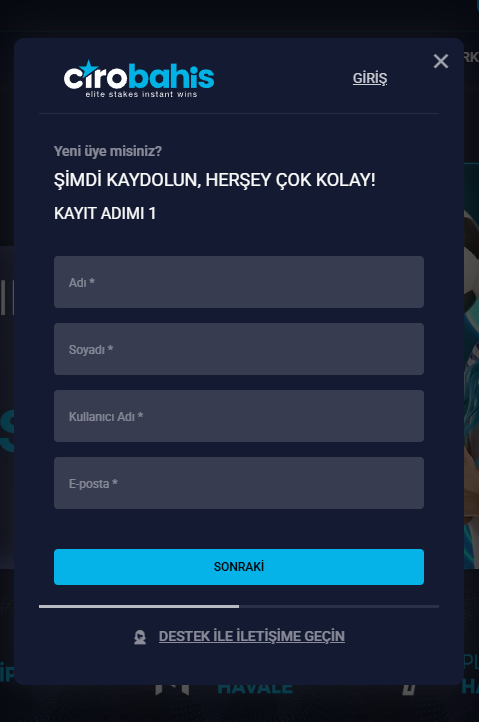 Cirobahis Giriş